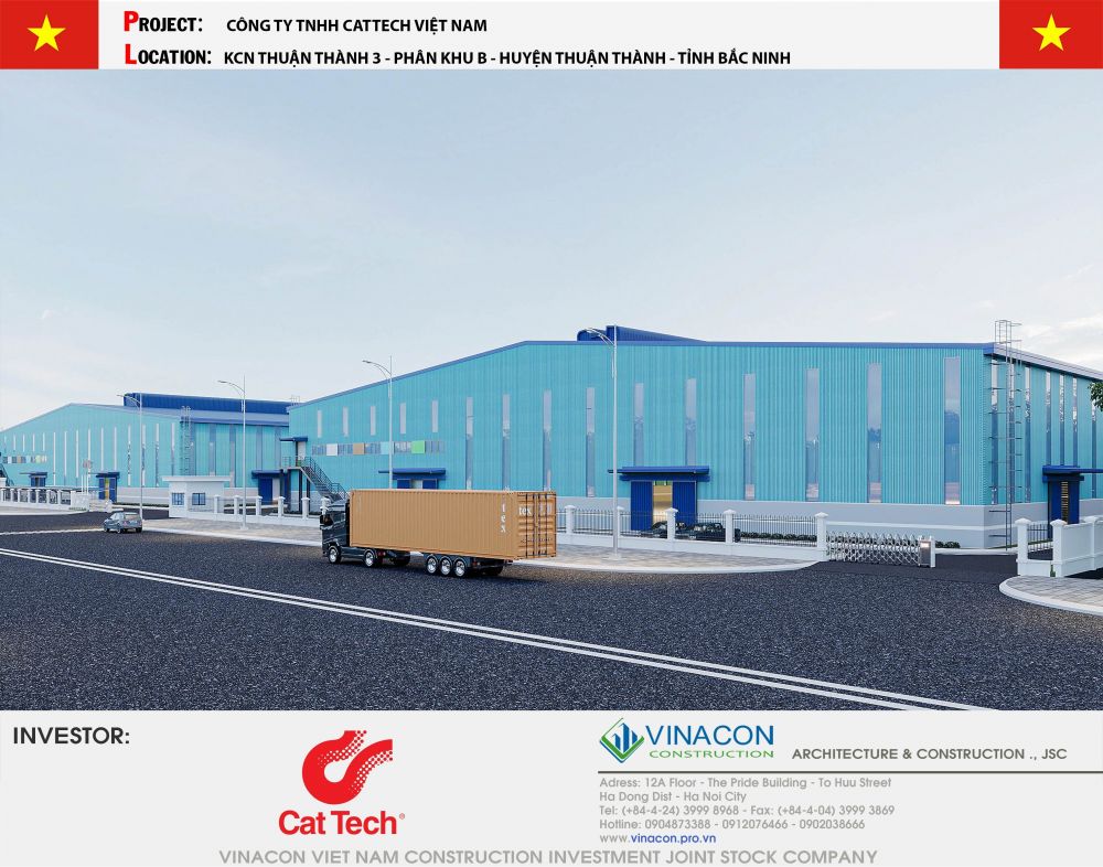 Nhà máy Cat Tech Việt Nam tại Bắc Ninh