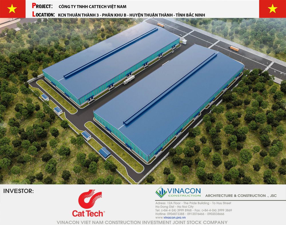 Nhà máy Cat Tech Việt Nam tại Bắc Ninh