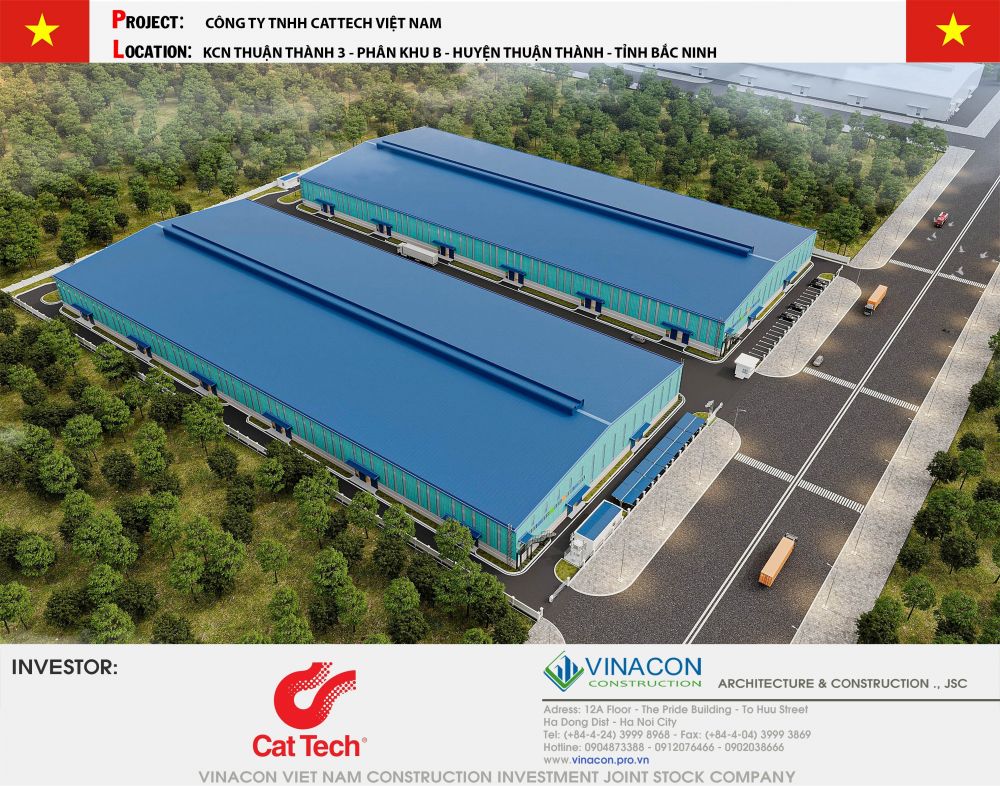 Nhà máy Cat Tech Việt Nam tại Bắc Ninh