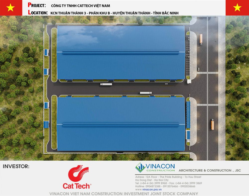 Nhà máy Cat Tech Việt Nam tại Bắc Ninh
