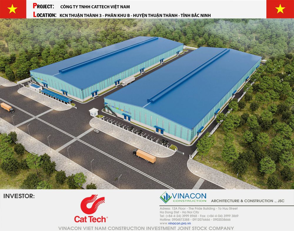 Nhà máy Cat Tech Việt Nam tại Bắc Ninh