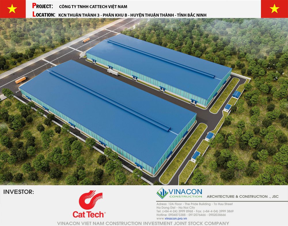 Nhà máy Cat Tech Việt Nam tại Bắc Ninh
