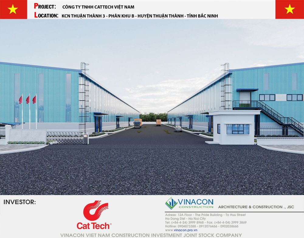 Nhà máy Cat Tech Việt Nam tại Bắc Ninh