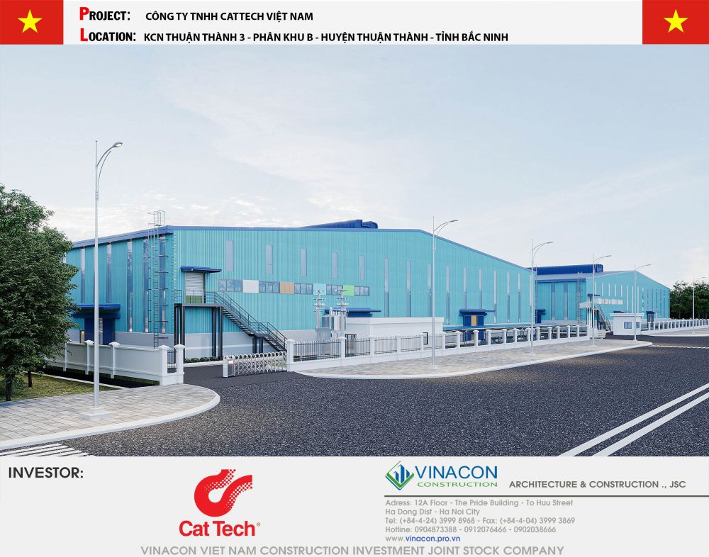 Nhà máy Cat Tech Việt Nam tại Bắc Ninh