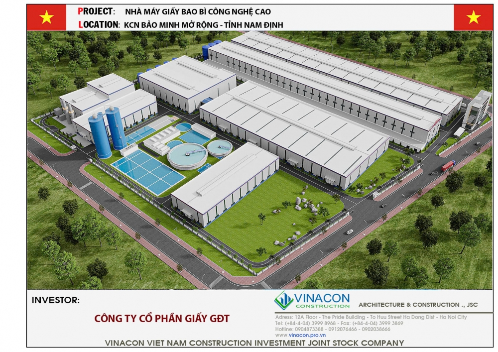 Thiết kế nhà máy giấy