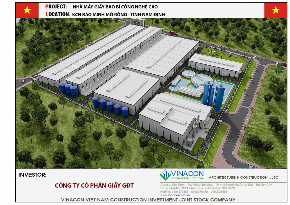 Thiết kế nhà máy giấy