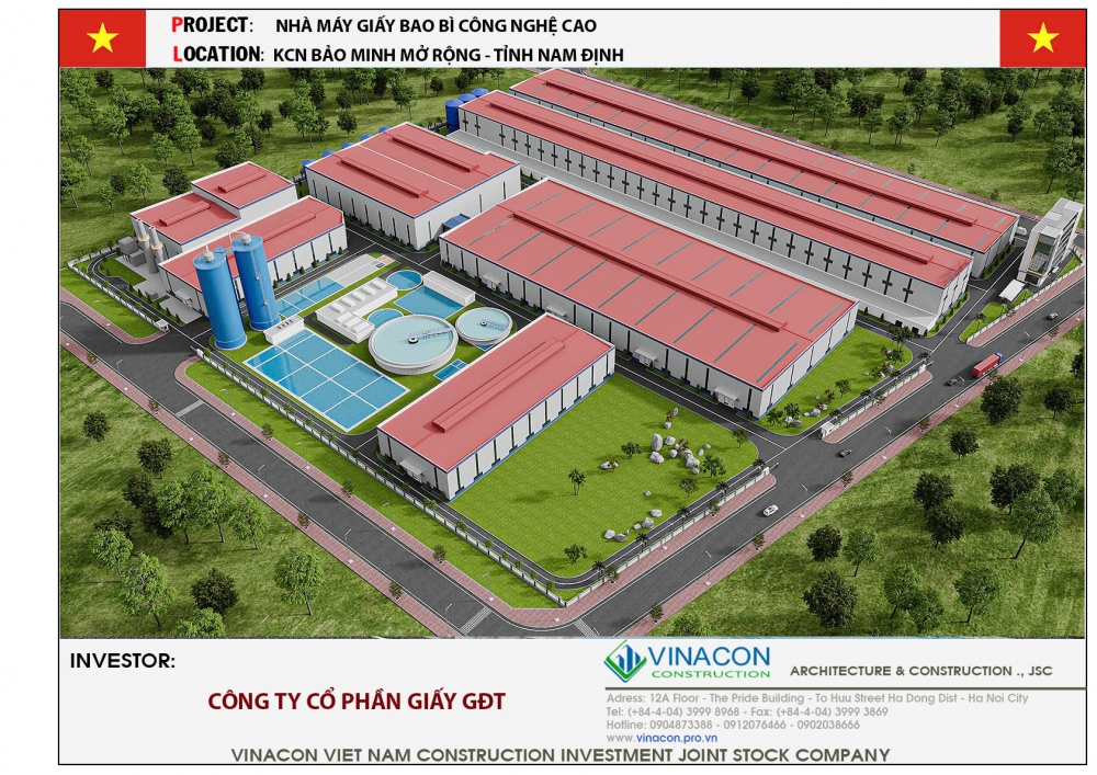 Thiết kế nhà máy giấy