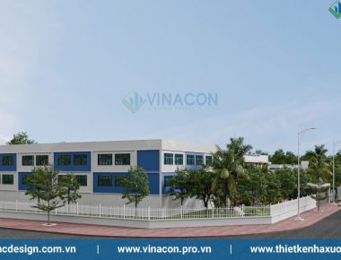Mẫu nhà xưởng 900 m2