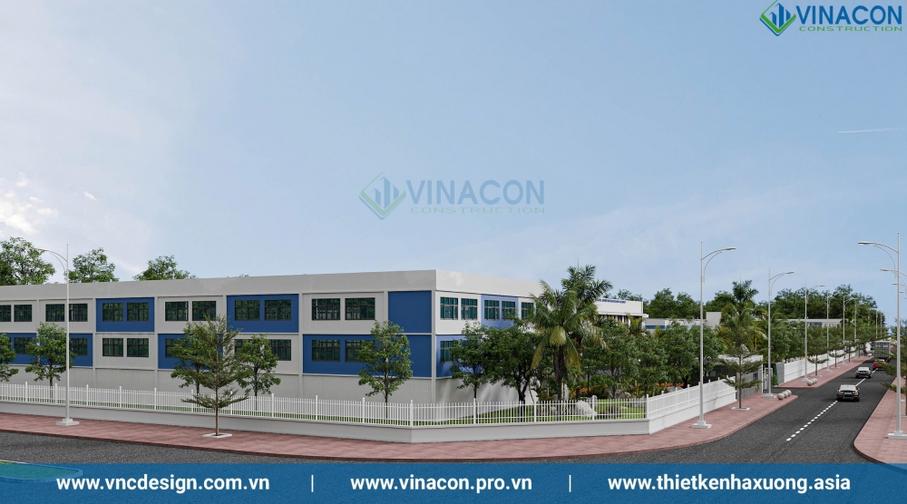 Mẫu nhà xưởng 900 m2