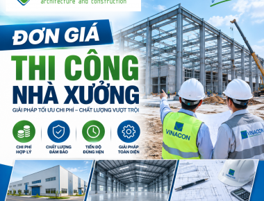 Đơn giá thi công nhà xưởng năm 2026