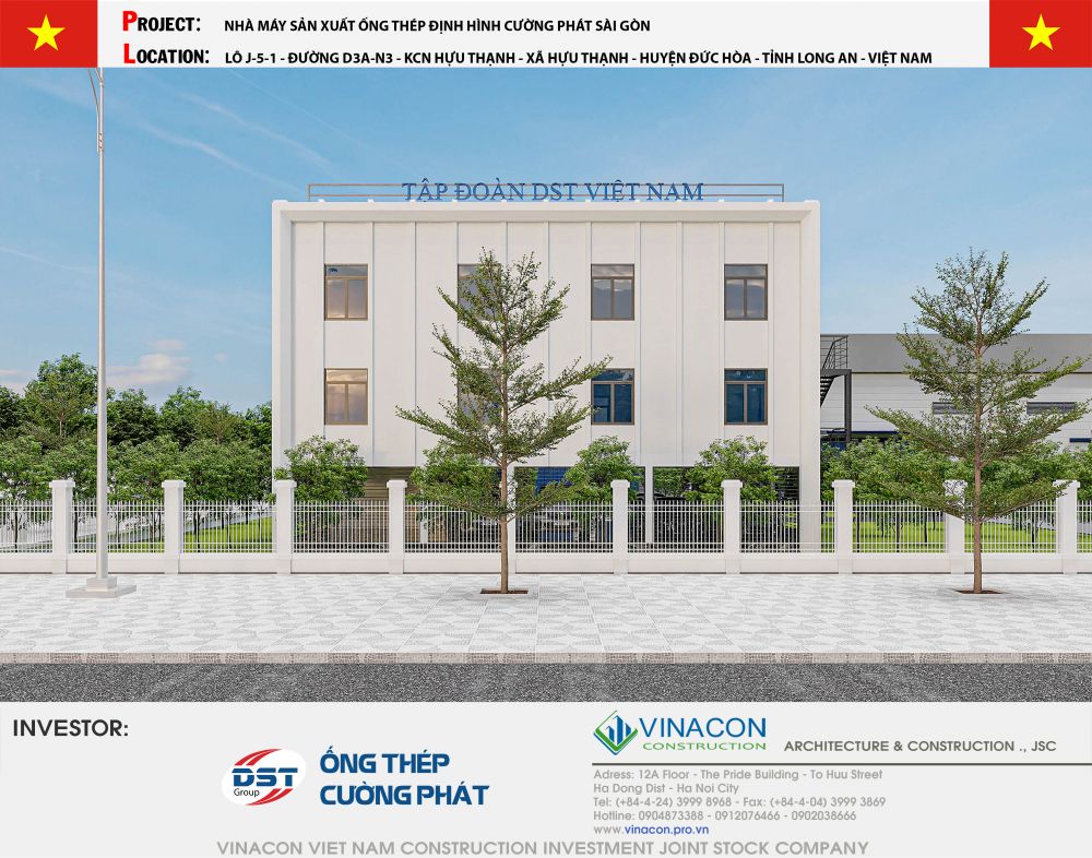 Nhà máy thép tập đoàn DST