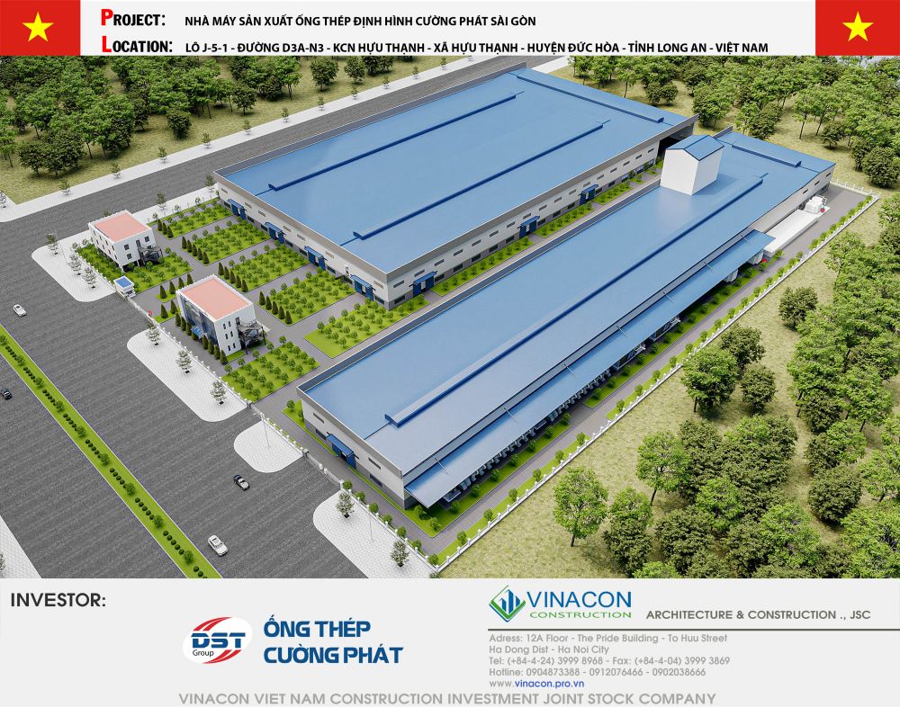 Nhà máy thép tập đoàn DST