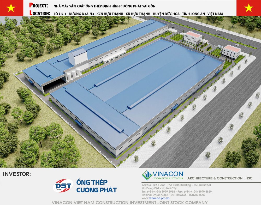 Nhà máy thép tập đoàn DST