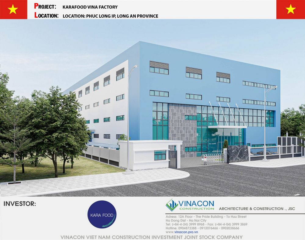 Nhà máy thực phẩm KaraFood Vina