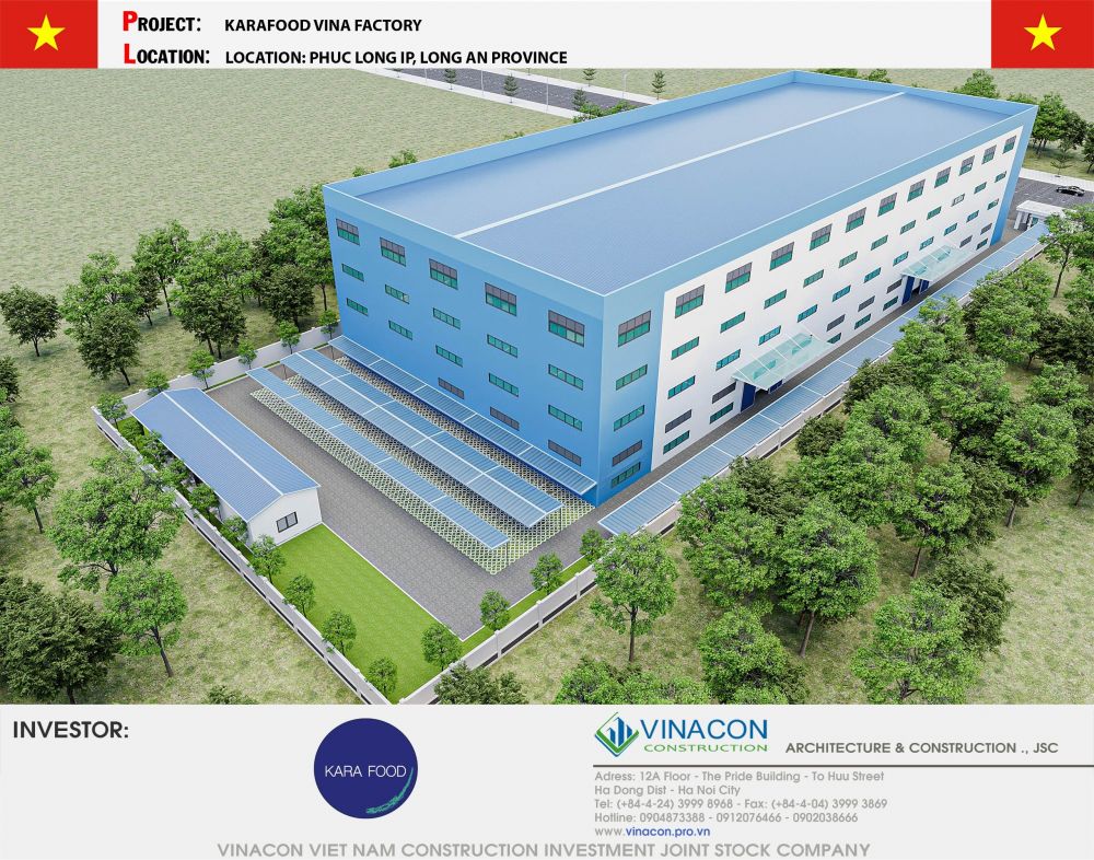 Nhà máy thực phẩm KaraFood Vina