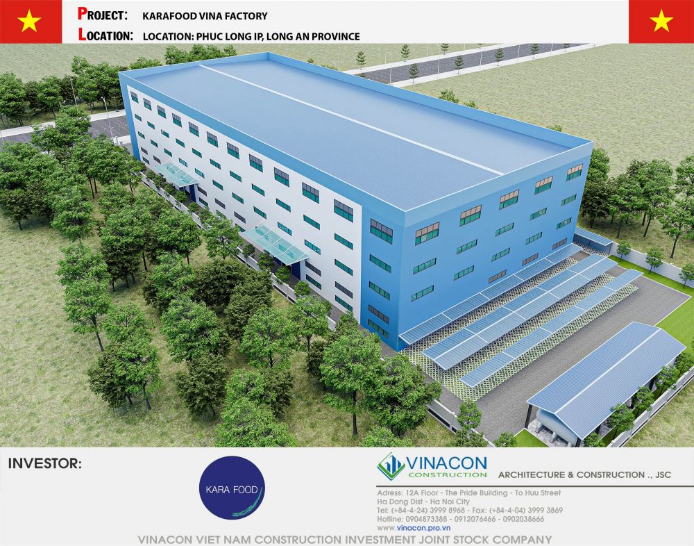 Nhà máy thực phẩm KaraFood Vina