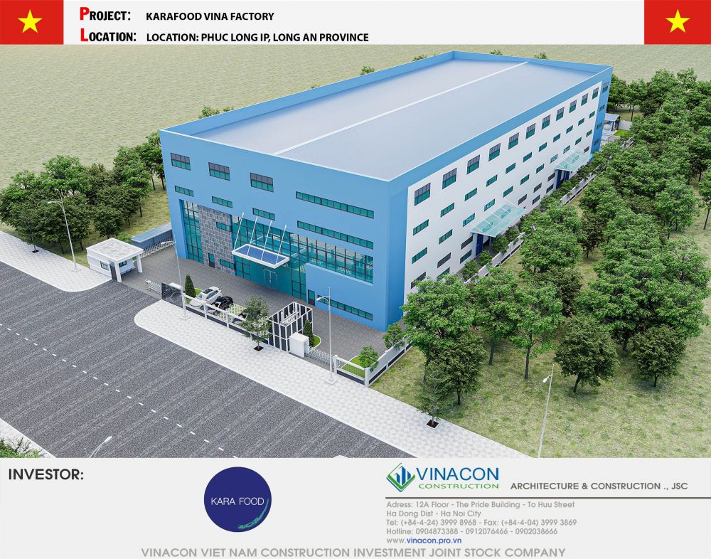Nhà máy thực phẩm KaraFood Vina
