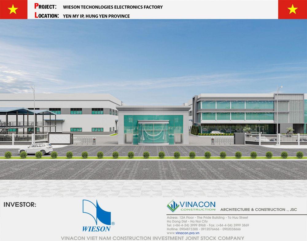 Nhà máy điện tử tại Hưng Yên