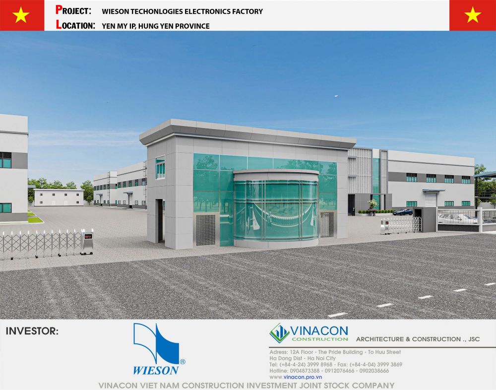 Nhà máy điện tử tại Hưng Yên