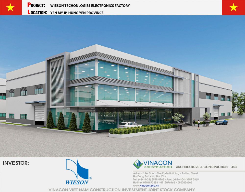 Nhà máy điện tử tại Hưng Yên