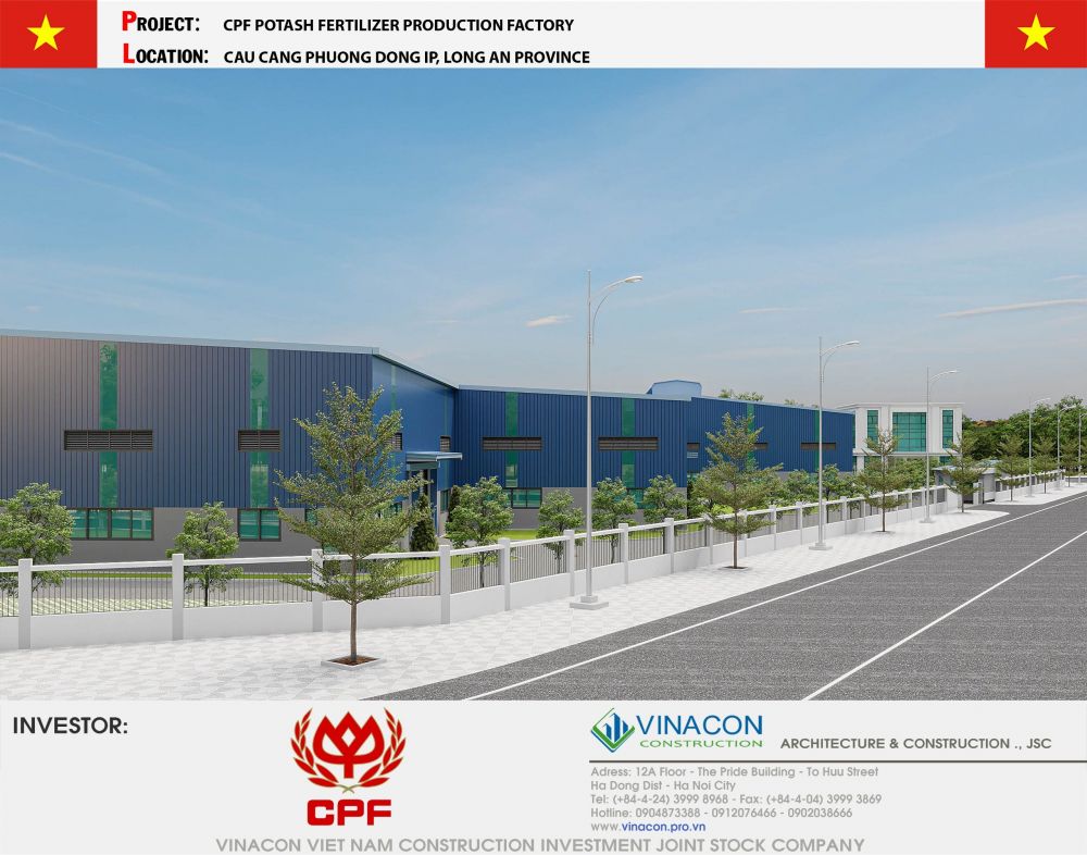 Nhà máy sản xuất phân bón Long An
