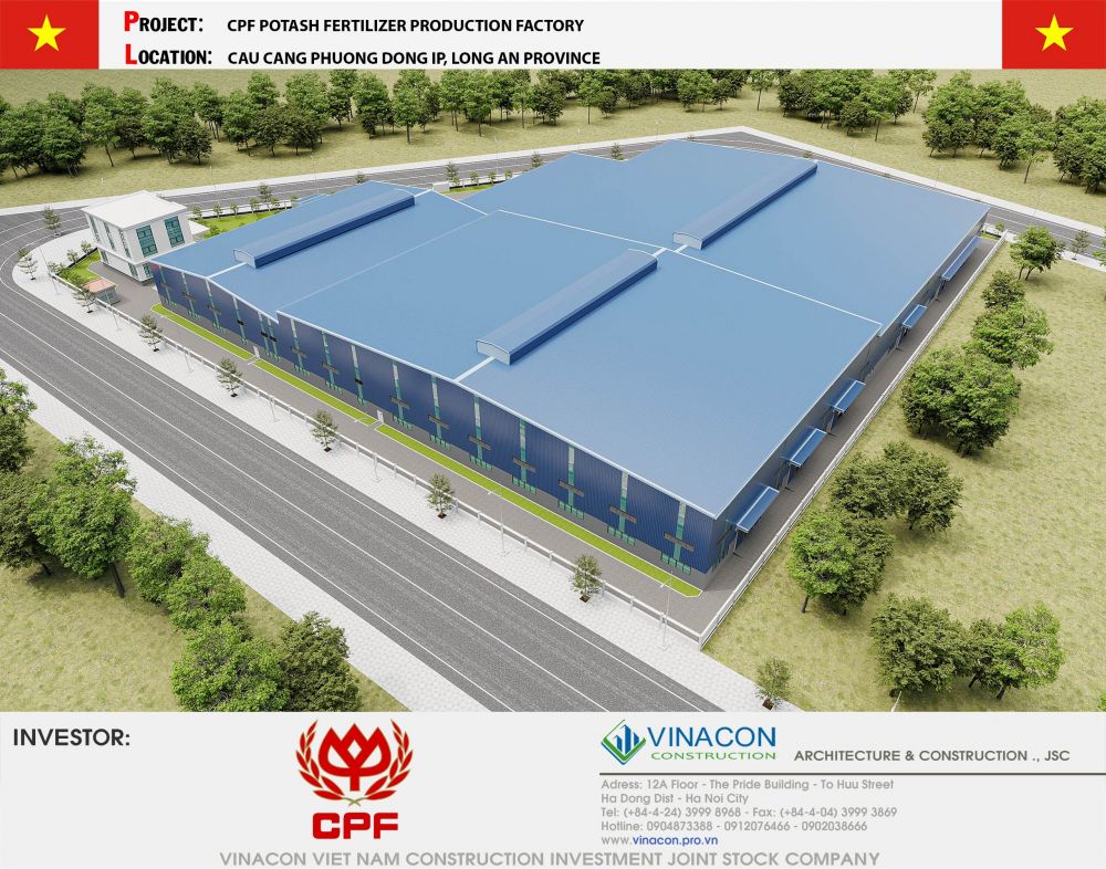 Nhà máy sản xuất phân bón Long An