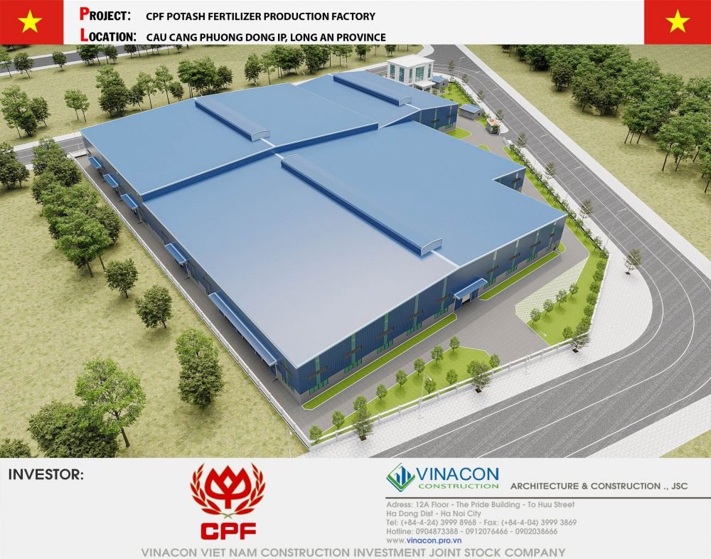 Nhà máy sản xuất phân bón Long An