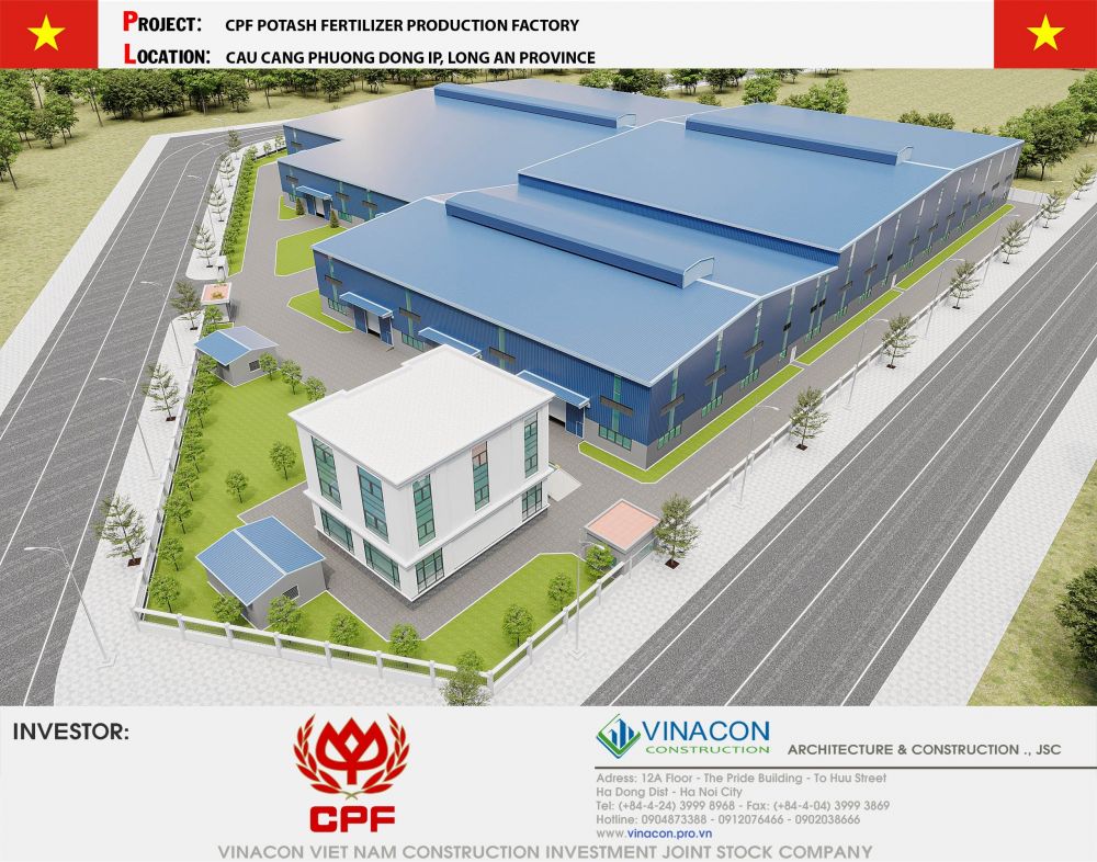 Nhà máy sản xuất phân bón Long An