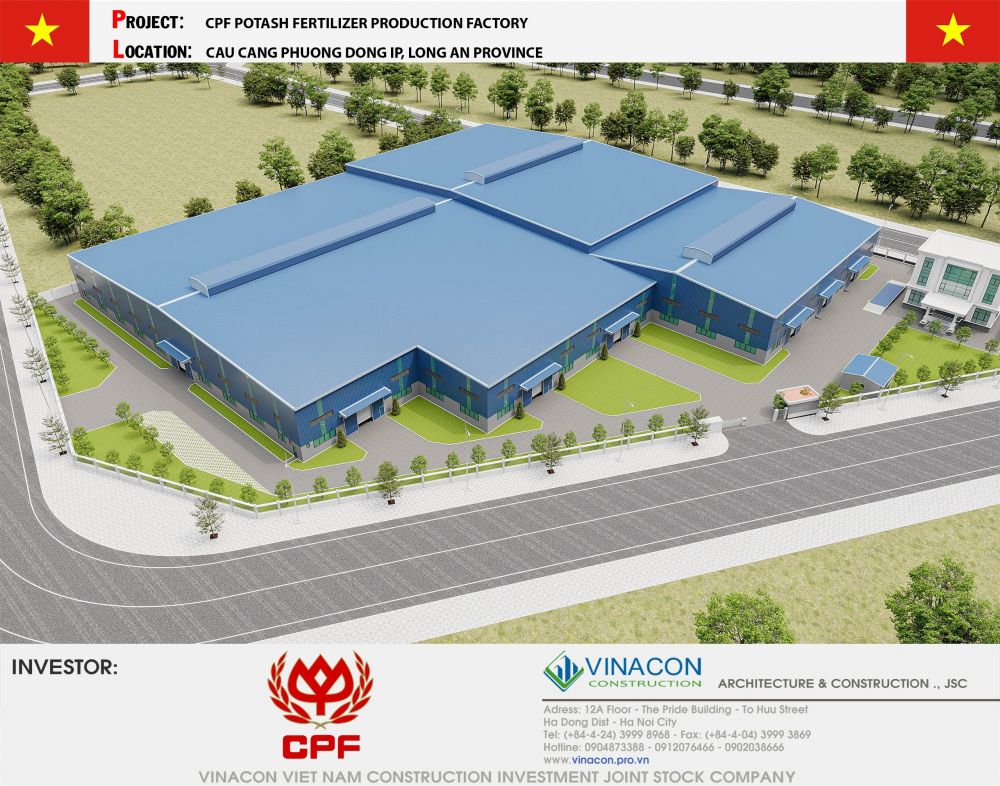 Nhà máy sản xuất phân bón Long An