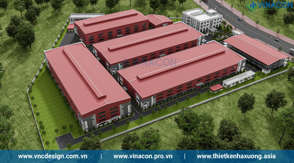 Thiết kế Nhà máy sản xuất giày dép tại Yên Bái