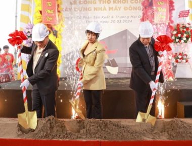 KHỞI CÔNG NHÀ MÁY SẢN XUẤT MỸ PHẨM DHTI