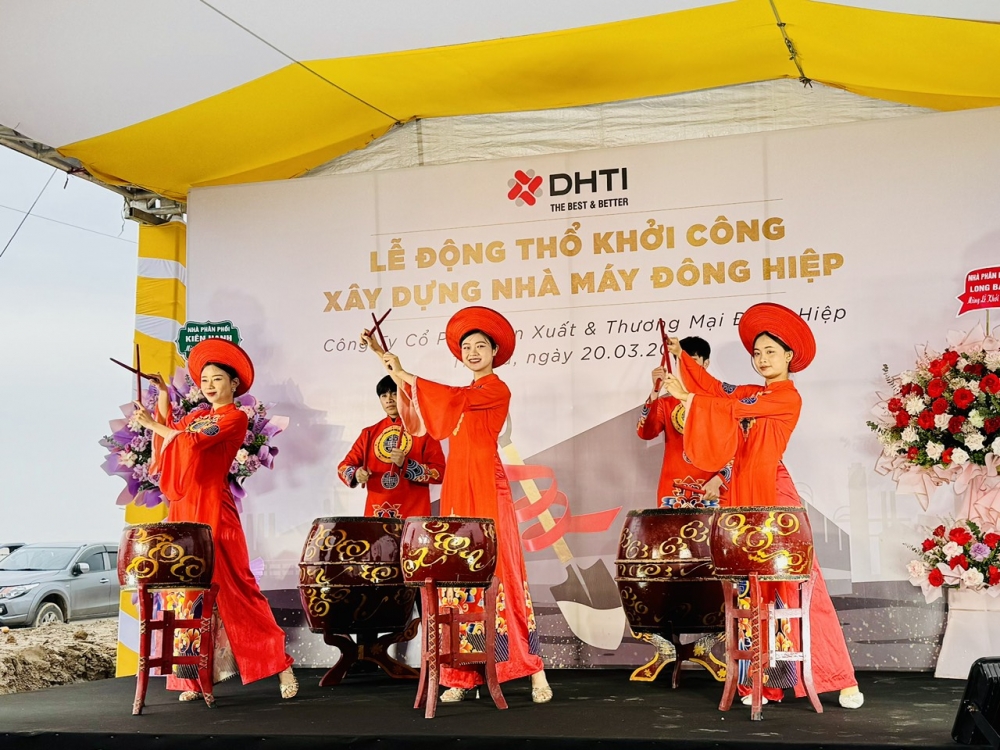 KHỞI CÔNG NHÀ MÁY SẢN XUẤT MỸ PHẨM DHTI