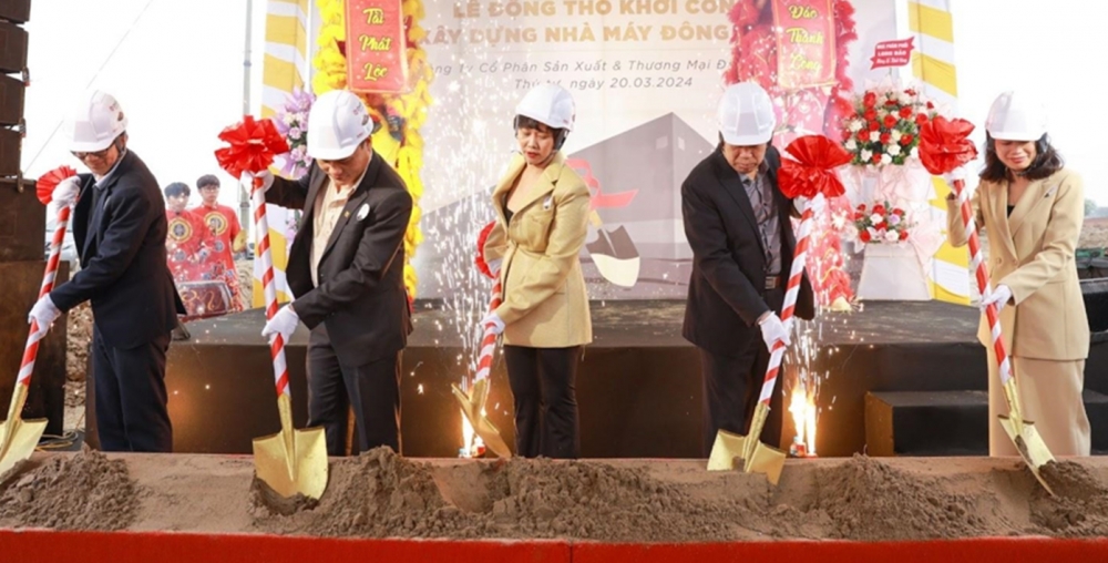 KHỞI CÔNG NHÀ MÁY SẢN XUẤT MỸ PHẨM DHTI