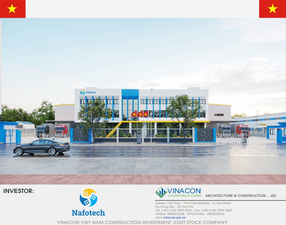 Vinacon trúng thầu dự án nhà máy thực phẩm tại KCN Đồng Văn I