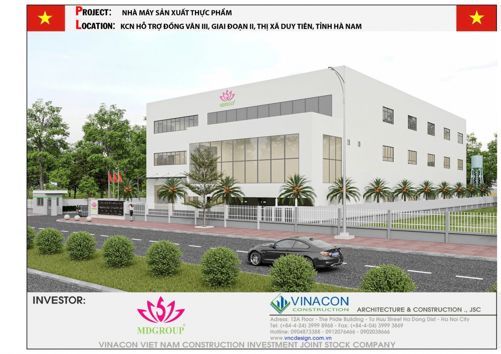 Nhà máy sản xuất Thực phẩm MDGROUP