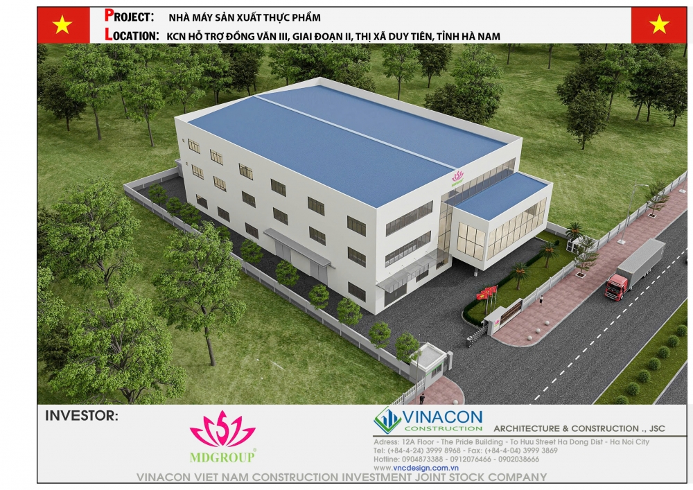 Nhà máy sản xuất Thực phẩm MDGROUP