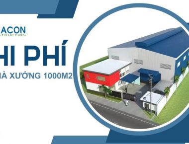 Dự toán nhà xưởng 1000m2