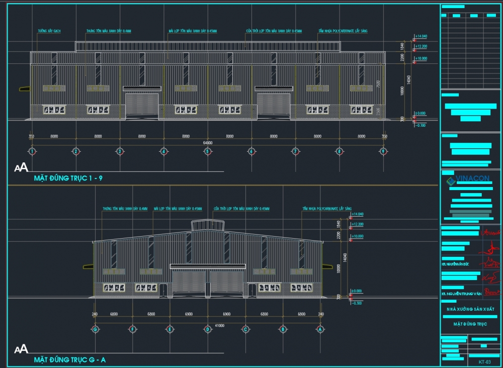 77 Mẫu Bản Vẽ Nhà Xưởng Khung Thép Tiền Chế full link tải