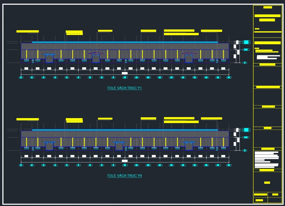 77 Mẫu Bản Vẽ Nhà Xưởng Khung Thép Tiền Chế full link tải