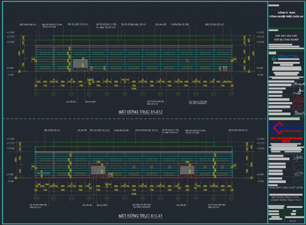 77 Mẫu Bản Vẽ Nhà Xưởng Khung Thép Tiền Chế full link tải