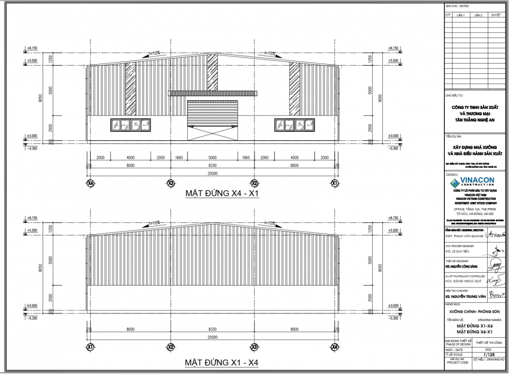 77 Mẫu Bản Vẽ Nhà Xưởng Khung Thép Tiền Chế full link tải