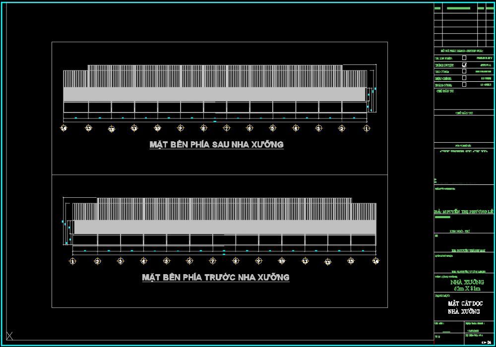 77 Mẫu Bản Vẽ Nhà Xưởng Khung Thép Tiền Chế full link tải