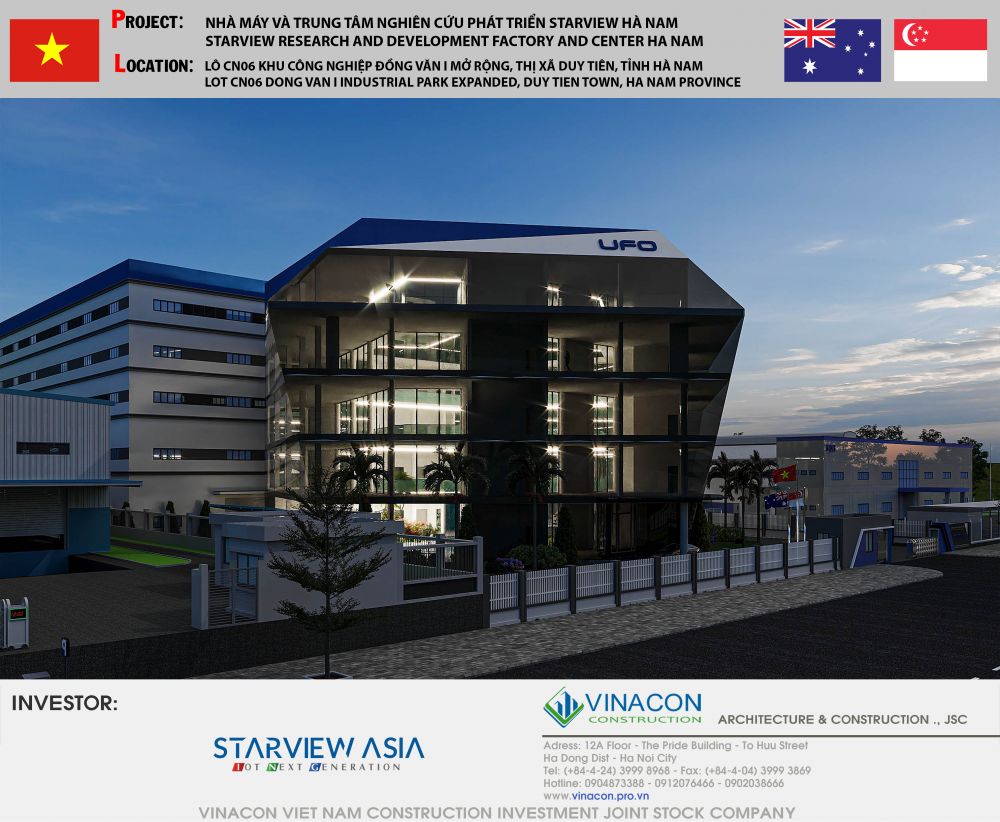 Nhà máy sản xuất thiết bị UFO STAVIEW VIỆT NAM