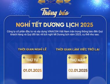 Thông báo nghỉ tết Dương Lịch 2025