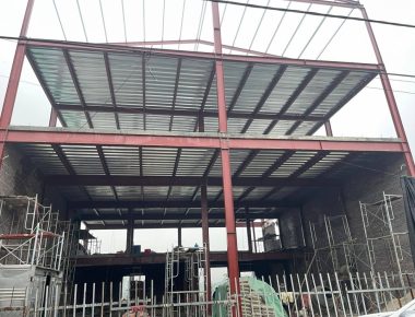 Thi công nhà thép tiền chế gara ô tô