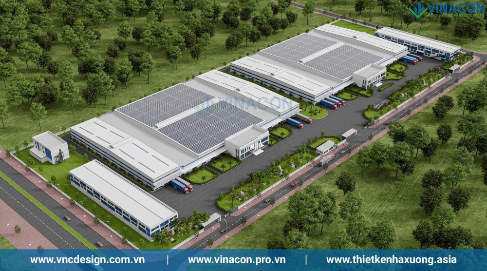 Nhà máy may 64000 m2 tại Đồng Tháp