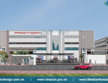 Thiết kế nhà xưởng 5 tầng