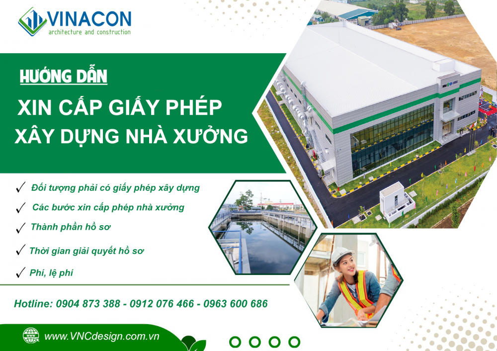 HƯỚNG DẪN XIN CẤP PHÉP XÂY DỰNG NHÀ XƯỞNG