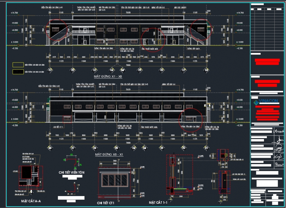 77 Mẫu Bản Vẽ Nhà Xưởng Khung Thép Tiền Chế full link tải