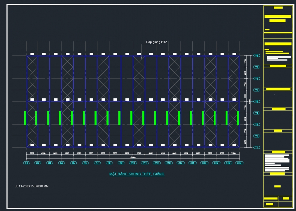 77 Mẫu Bản Vẽ Nhà Xưởng Khung Thép Tiền Chế full link tải